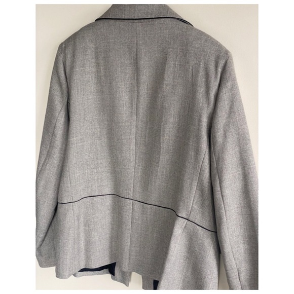 BLACKER woman’s blazer jacket gray size 18 - Picture 3 of 10